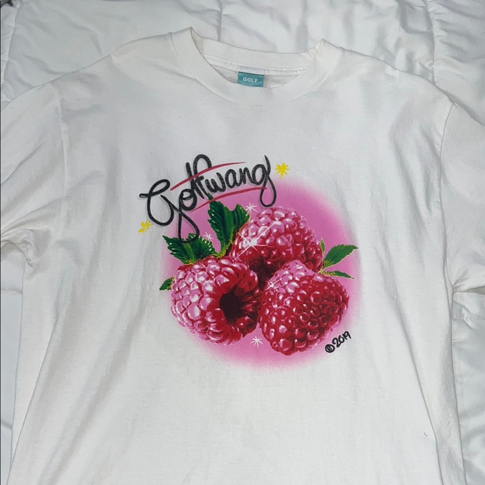 Golf Wang White Pink Short Sleeve Tee